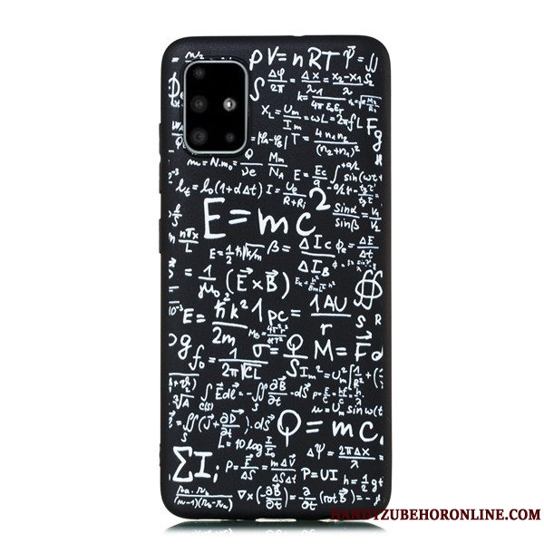 Etui Samsung Galaxy A51 Cartoon Telefonhængende Ornamenter, Cover Samsung Galaxy A51 Tasker Nubuck Anti-fald