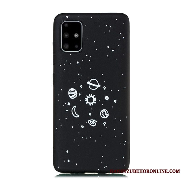 Etui Samsung Galaxy A51 Cartoon Telefonhængende Ornamenter, Cover Samsung Galaxy A51 Tasker Nubuck Anti-fald