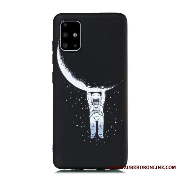 Etui Samsung Galaxy A51 Cartoon Telefonhængende Ornamenter, Cover Samsung Galaxy A51 Tasker Nubuck Anti-fald