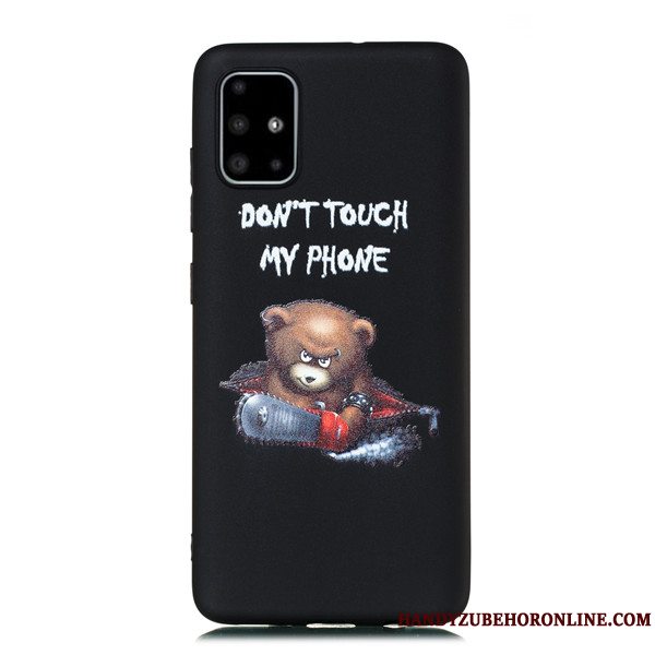 Etui Samsung Galaxy A51 Cartoon Telefonhængende Ornamenter, Cover Samsung Galaxy A51 Tasker Nubuck Anti-fald