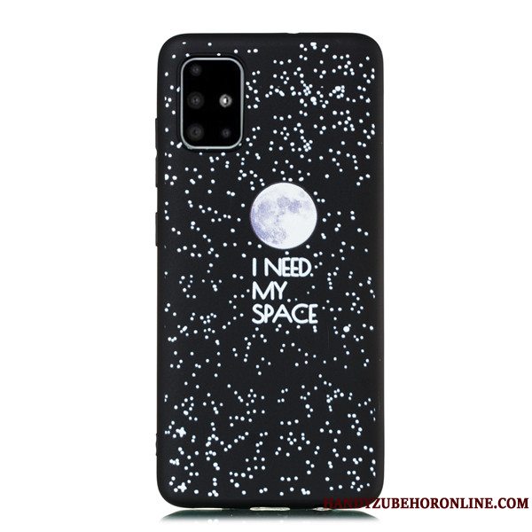 Etui Samsung Galaxy A51 Cartoon Telefonhængende Ornamenter, Cover Samsung Galaxy A51 Tasker Nubuck Anti-fald