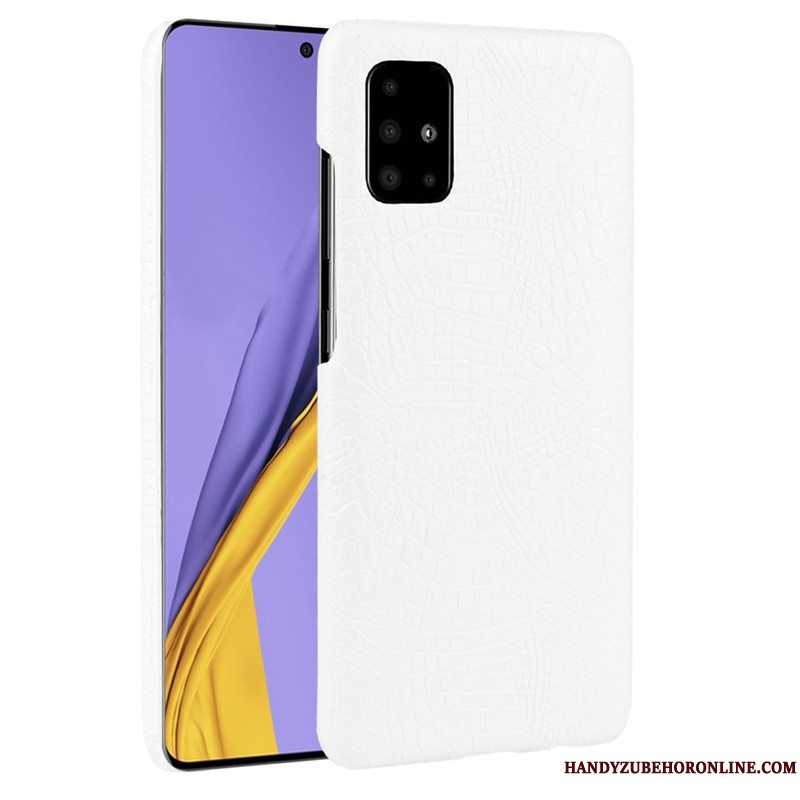 Etui Samsung Galaxy A51 Læder Anti-fald Mønster, Cover Samsung Galaxy A51 Grøn Hård