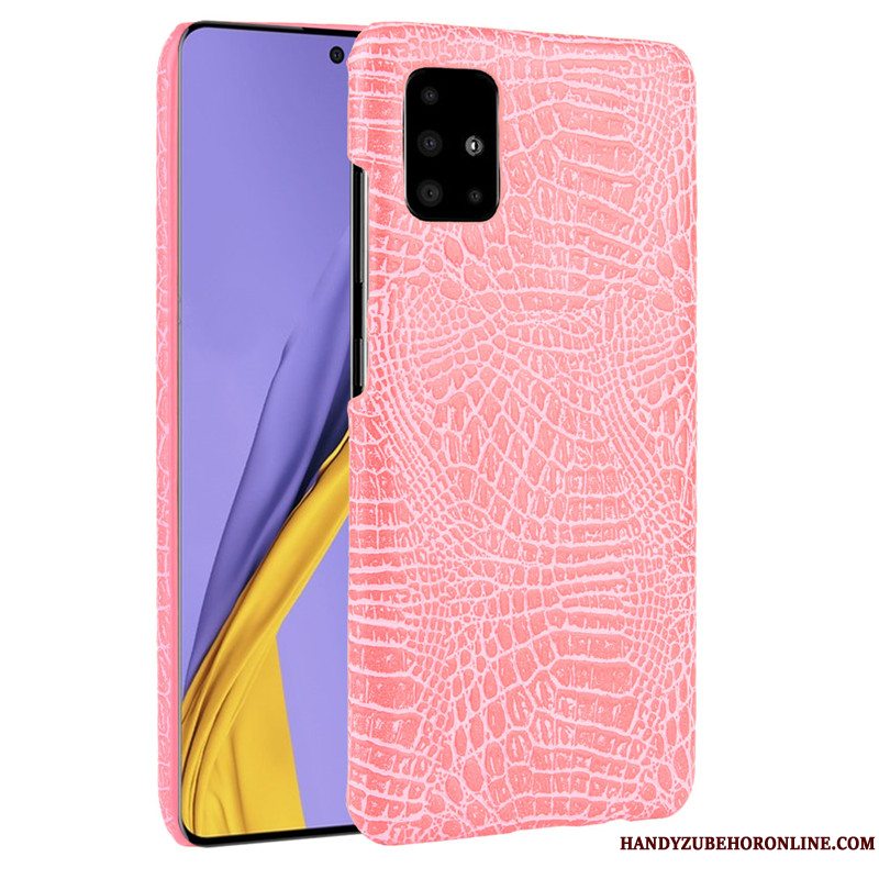 Etui Samsung Galaxy A51 Læder Anti-fald Mønster, Cover Samsung Galaxy A51 Grøn Hård