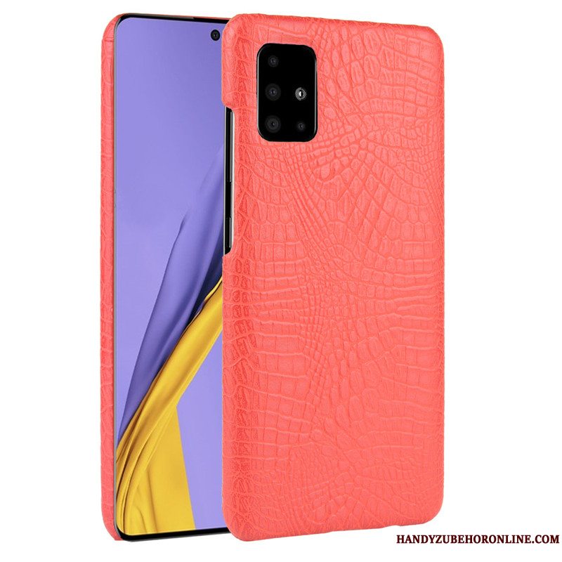 Etui Samsung Galaxy A51 Læder Anti-fald Mønster, Cover Samsung Galaxy A51 Grøn Hård