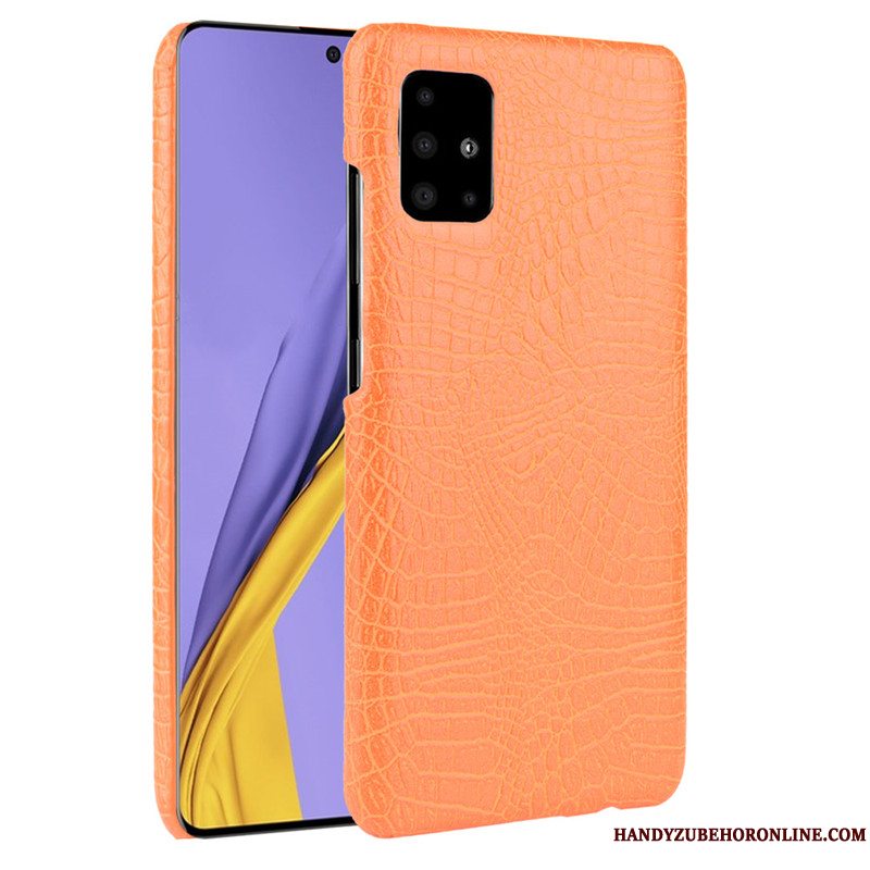 Etui Samsung Galaxy A51 Læder Anti-fald Mønster, Cover Samsung Galaxy A51 Grøn Hård