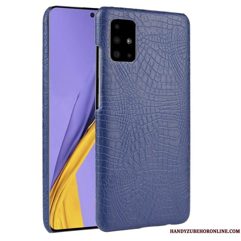 Etui Samsung Galaxy A51 Læder Anti-fald Mønster, Cover Samsung Galaxy A51 Grøn Hård