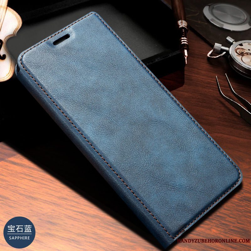 Etui Samsung Galaxy A51 Læder Telefonhærdning, Cover Samsung Galaxy A51 Folio Skærmbeskyttelse Business