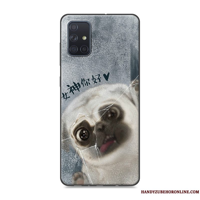 Etui Samsung Galaxy A51 Silikone Lyserød Telefon, Cover Samsung Galaxy A51 Beskyttelse Trend