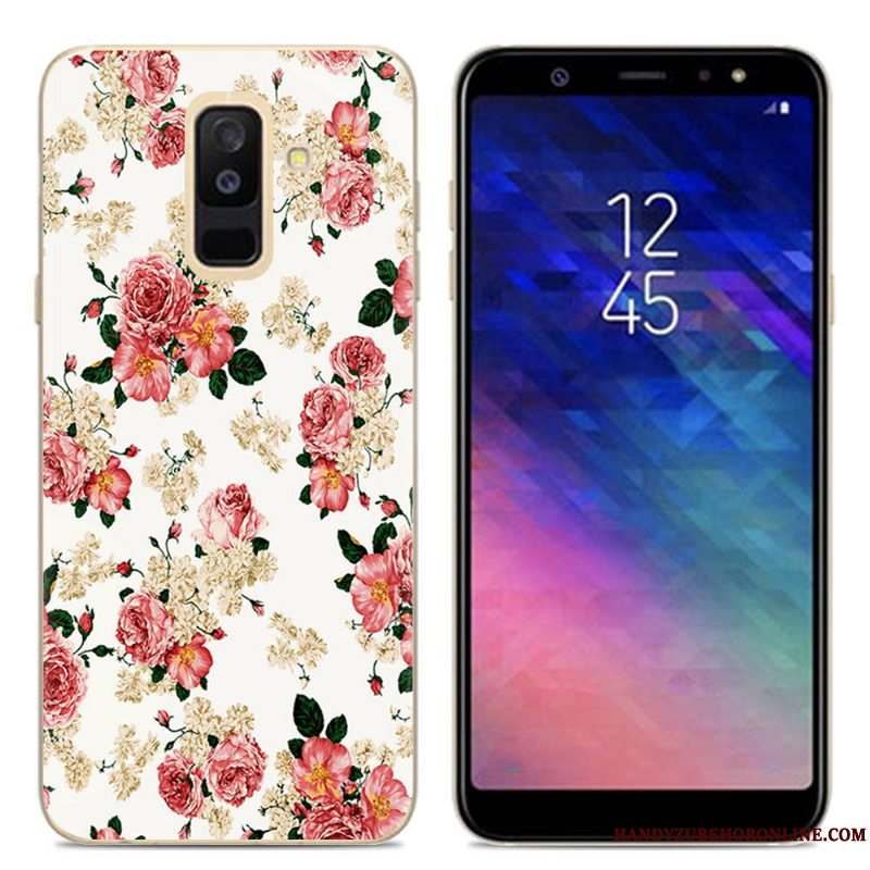 Etui Samsung Galaxy A6 Blød Telefonlyserød, Cover Samsung Galaxy A6 Silikone