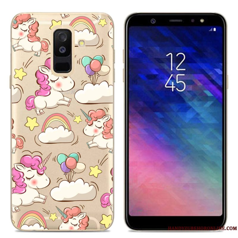 Etui Samsung Galaxy A6 Blød Telefonlyserød, Cover Samsung Galaxy A6 Silikone