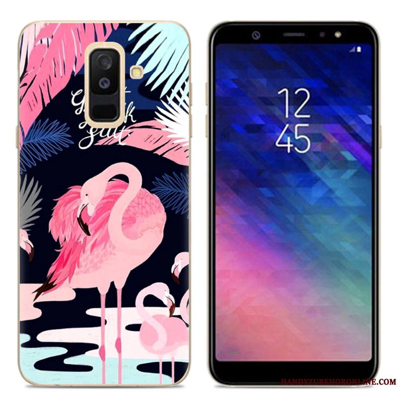 Etui Samsung Galaxy A6 Blød Telefonlyserød, Cover Samsung Galaxy A6 Silikone