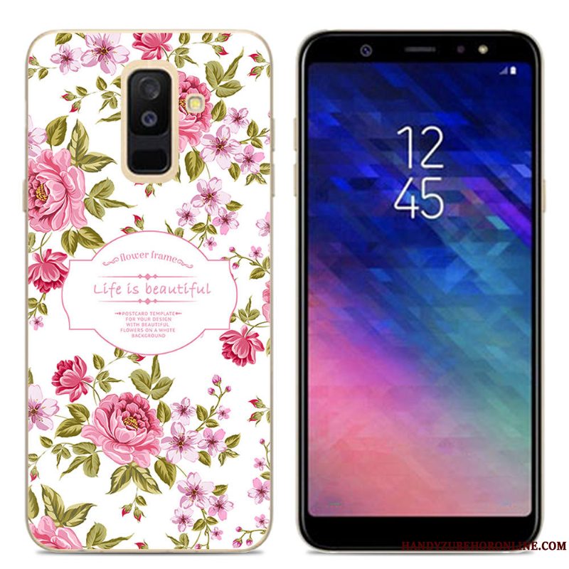 Etui Samsung Galaxy A6 Blød Telefonlyserød, Cover Samsung Galaxy A6 Silikone