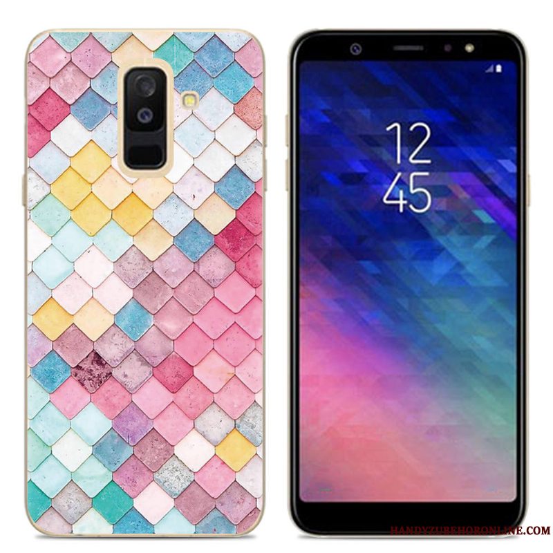 Etui Samsung Galaxy A6 Blød Telefonlyserød, Cover Samsung Galaxy A6 Silikone