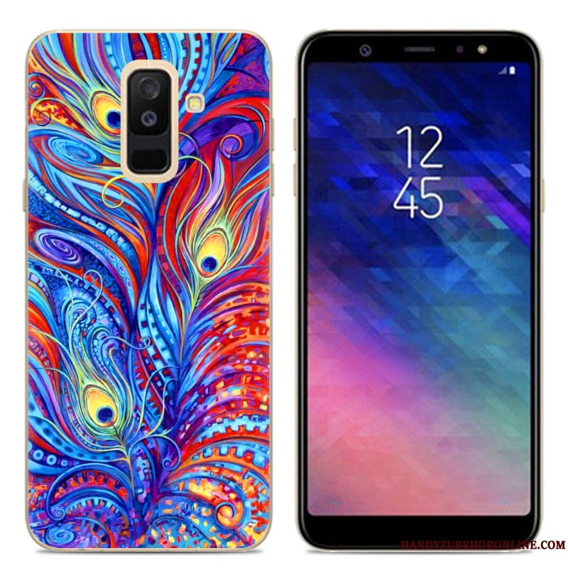 Etui Samsung Galaxy A6 Blød Telefonlyserød, Cover Samsung Galaxy A6 Silikone