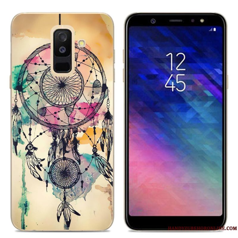 Etui Samsung Galaxy A6 Blød Telefonlyserød, Cover Samsung Galaxy A6 Silikone