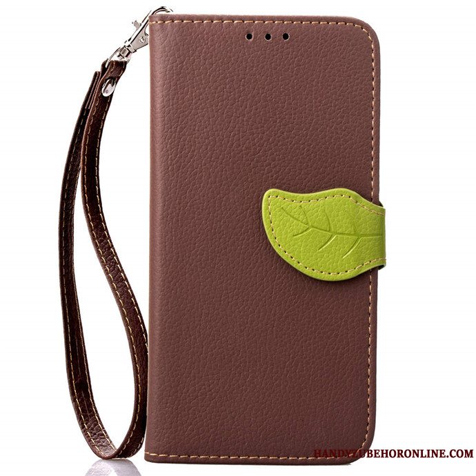 Etui Samsung Galaxy A6 Folio Telefongrøn, Cover Samsung Galaxy A6 Læder Anti-fald