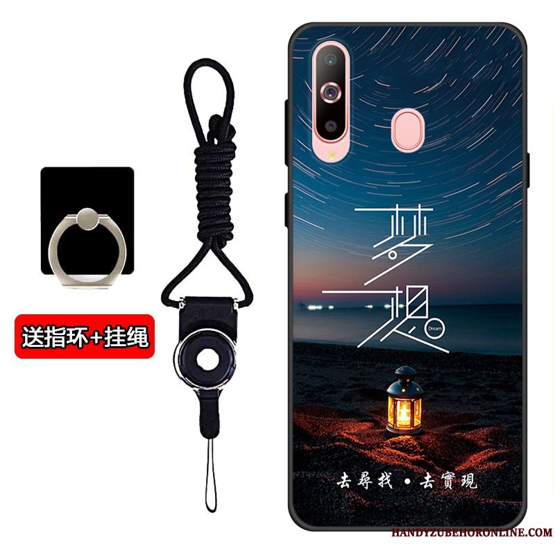 Etui Samsung Galaxy A60 Beskyttelse Tilpas Telefon, Cover Samsung Galaxy A60 Tasker Blå