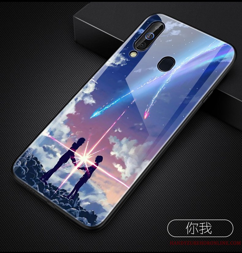 Etui Samsung Galaxy A60 Blød Telefongrøn, Cover Samsung Galaxy A60 Tasker Glas