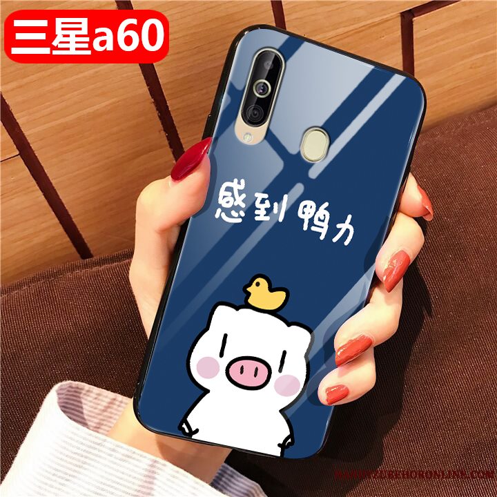 Etui Samsung Galaxy A60 Kreativ Telefonaf Personlighed, Cover Samsung Galaxy A60 Tasker Hård Smuk