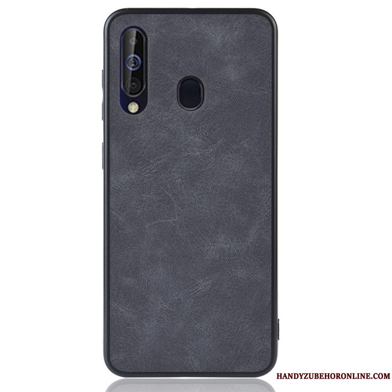 Etui Samsung Galaxy A60 Læder Brun Telefon, Cover Samsung Galaxy A60 Vintage Anti-fald