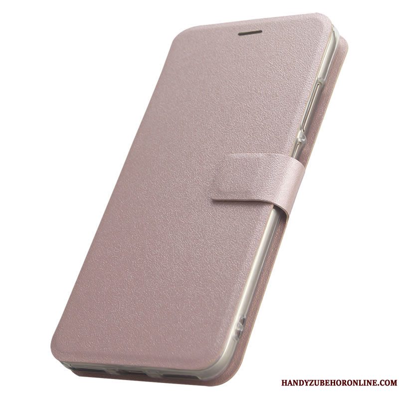 Etui Samsung Galaxy A60 Læder Farve Telefon, Cover Samsung Galaxy A60 Folio Guld Anti-fald