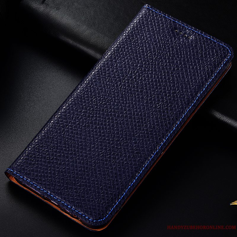 Etui Samsung Galaxy A60 Tasker Mesh Telefon, Cover Samsung Galaxy A60 Læder Sort Mønster