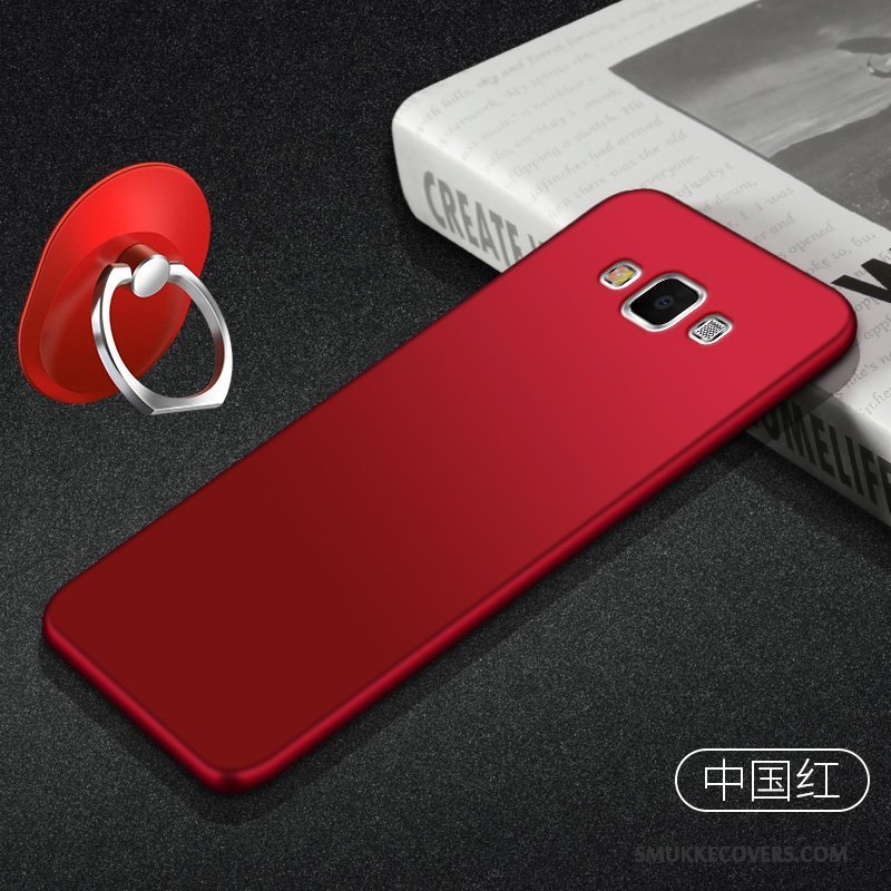 Etui Samsung Galaxy A7 2015 Beskyttelse Trend Rød, Cover Samsung Galaxy A7 2015 Blød Telefonnubuck