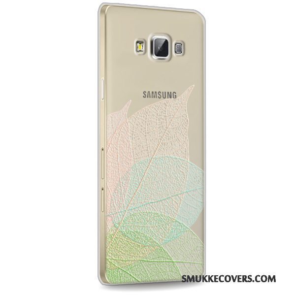 Etui Samsung Galaxy A7 2015 Blød Anti-fald Rød, Cover Samsung Galaxy A7 2015 Silikone Gennemsigtig Telefon