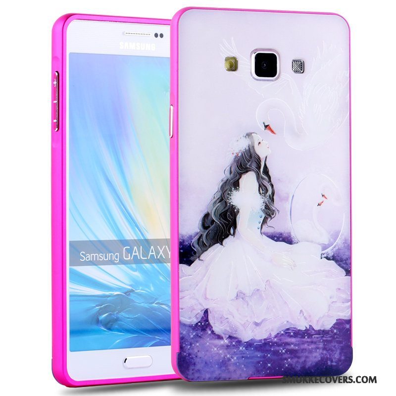 Etui Samsung Galaxy A7 2015 Cartoon Hård Trend, Cover Samsung Galaxy A7 2015 Farve Telefonsmuk