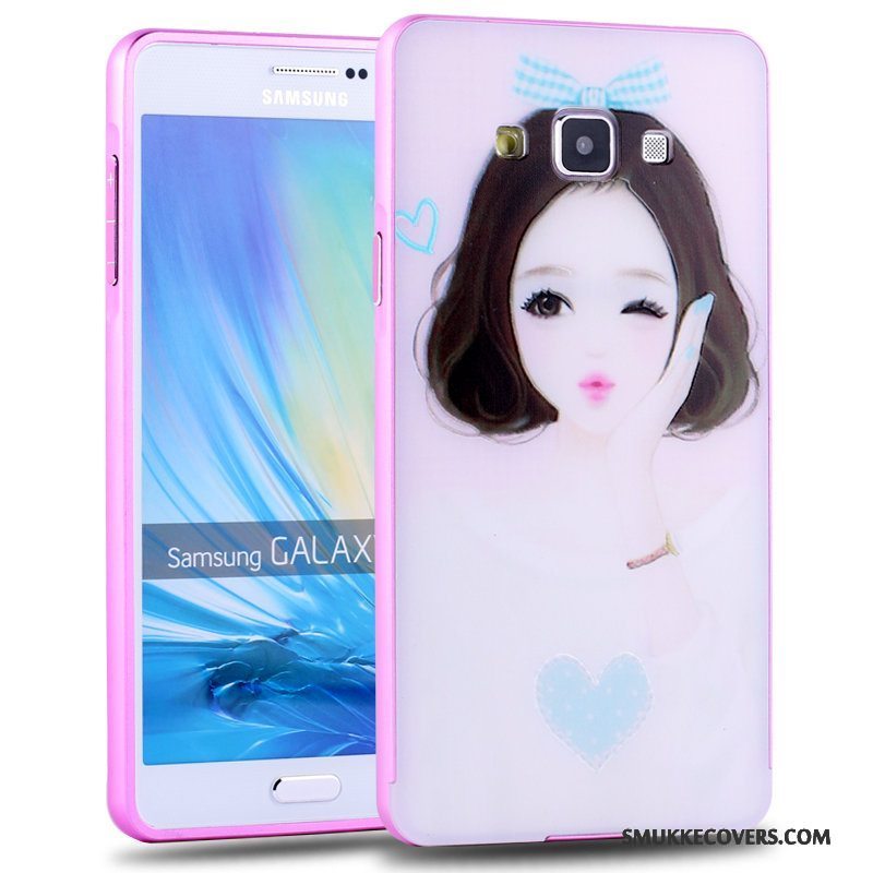 Etui Samsung Galaxy A7 2015 Cartoon Hård Trend, Cover Samsung Galaxy A7 2015 Farve Telefonsmuk