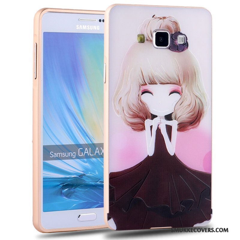 Etui Samsung Galaxy A7 2015 Cartoon Hård Trend, Cover Samsung Galaxy A7 2015 Farve Telefonsmuk