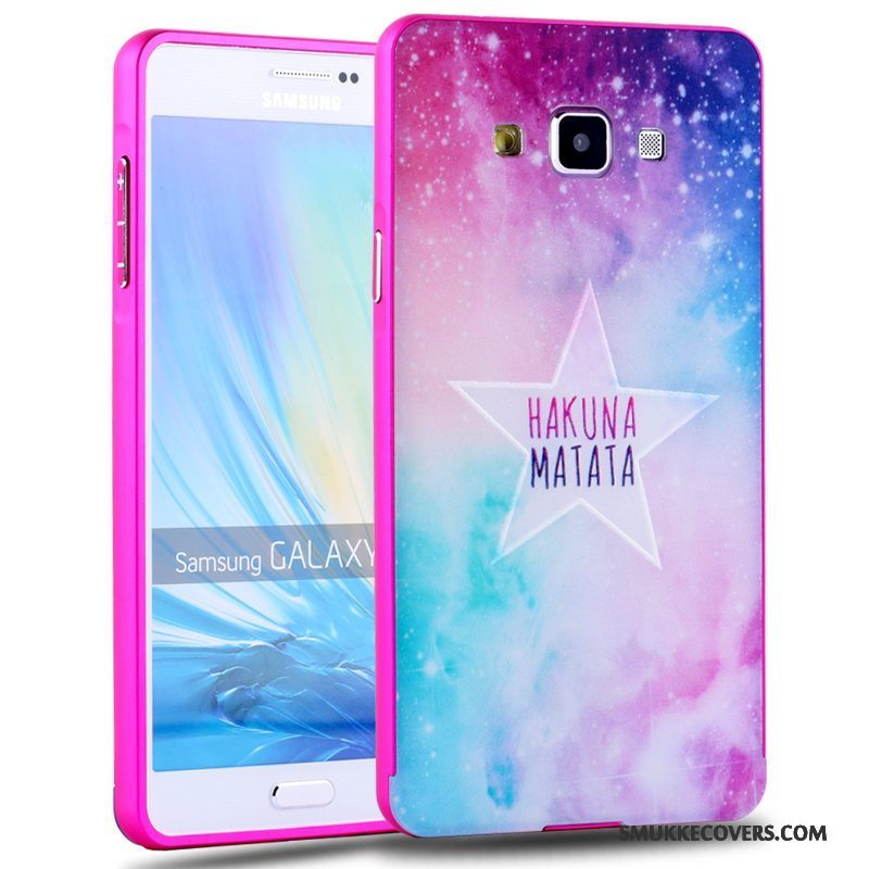 Etui Samsung Galaxy A7 2015 Cartoon Hård Trend, Cover Samsung Galaxy A7 2015 Farve Telefonsmuk