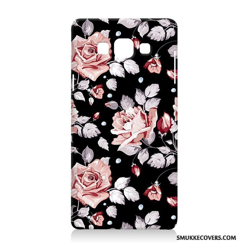 Etui Samsung Galaxy A7 2015 Silikone Hård Rød, Cover Samsung Galaxy A7 2015 Blød Telefonanti-fald