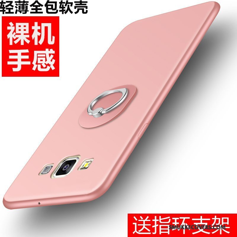 Etui Samsung Galaxy A7 2015 Silikone Rød Trend, Cover Samsung Galaxy A7 2015 Beskyttelse Telefonny