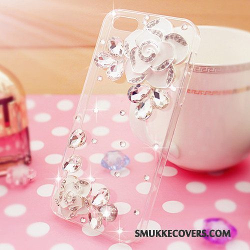 Etui Samsung Galaxy A7 2015 Strass Telefonbagdæksel, Cover Samsung Galaxy A7 2015 Silikone Lyserød Trend