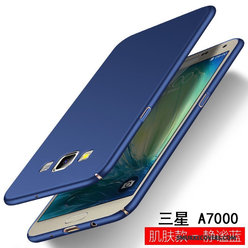Etui Samsung Galaxy A7 2015 Tasker Anti-fald Hård, Cover Samsung Galaxy A7 2015 Beskyttelse Nubuck Telefon