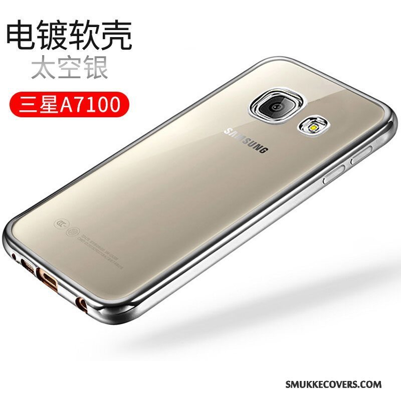 Etui Samsung Galaxy A7 2016 Blød Guld Telefon, Cover Samsung Galaxy A7 2016 Silikone