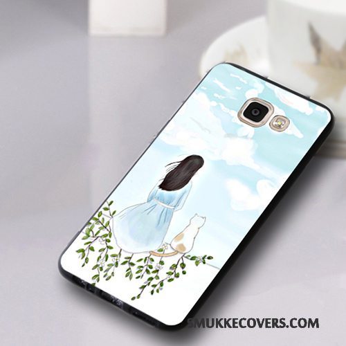 Etui Samsung Galaxy A7 2016 Cartoon Telefonanti-fald, Cover Samsung Galaxy A7 2016 Tasker Nubuck