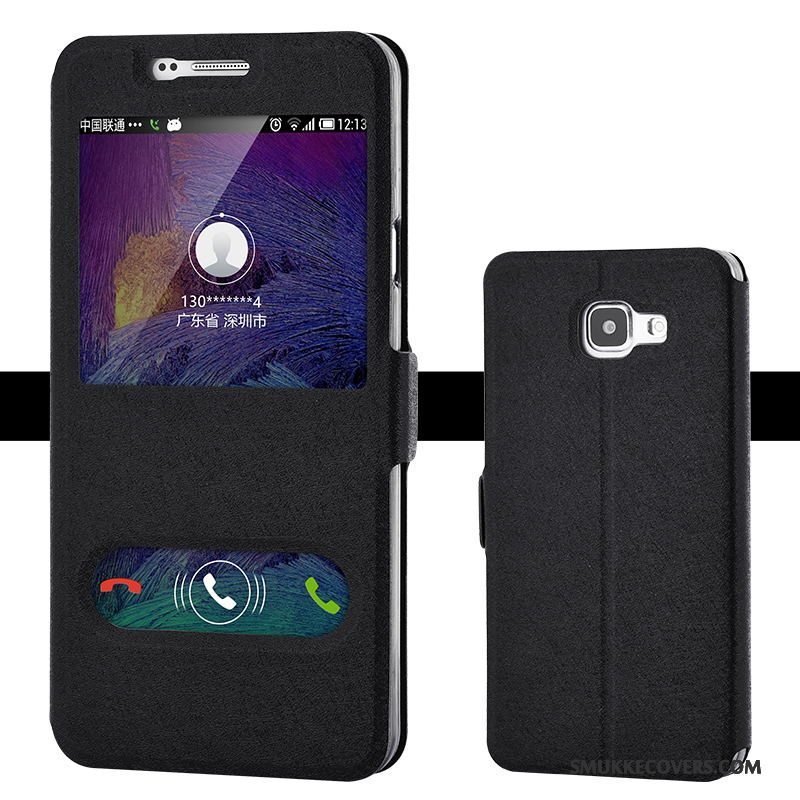 Etui Samsung Galaxy A7 2016 Læder Hvid Telefon, Cover Samsung Galaxy A7 2016 Beskyttelse Trend