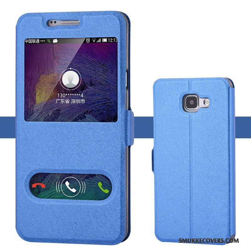 Etui Samsung Galaxy A7 2016 Læder Hvid Telefon, Cover Samsung Galaxy A7 2016 Beskyttelse Trend