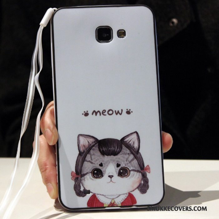 Etui Samsung Galaxy A7 2016 Silikone Telefonblå, Cover Samsung Galaxy A7 2016 Tasker Af Personlighed