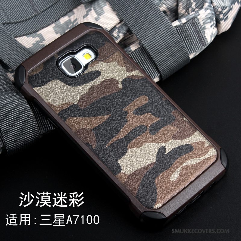 Etui Samsung Galaxy A7 2016 Silikone Telefoncamouflage, Cover Samsung Galaxy A7 2016 Beskyttelse Af Personlighed Anti-fald