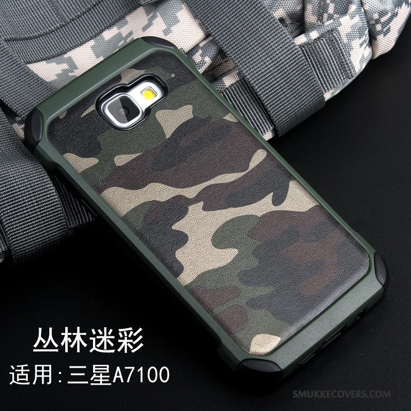Etui Samsung Galaxy A7 2016 Silikone Telefoncamouflage, Cover Samsung Galaxy A7 2016 Beskyttelse Af Personlighed Anti-fald