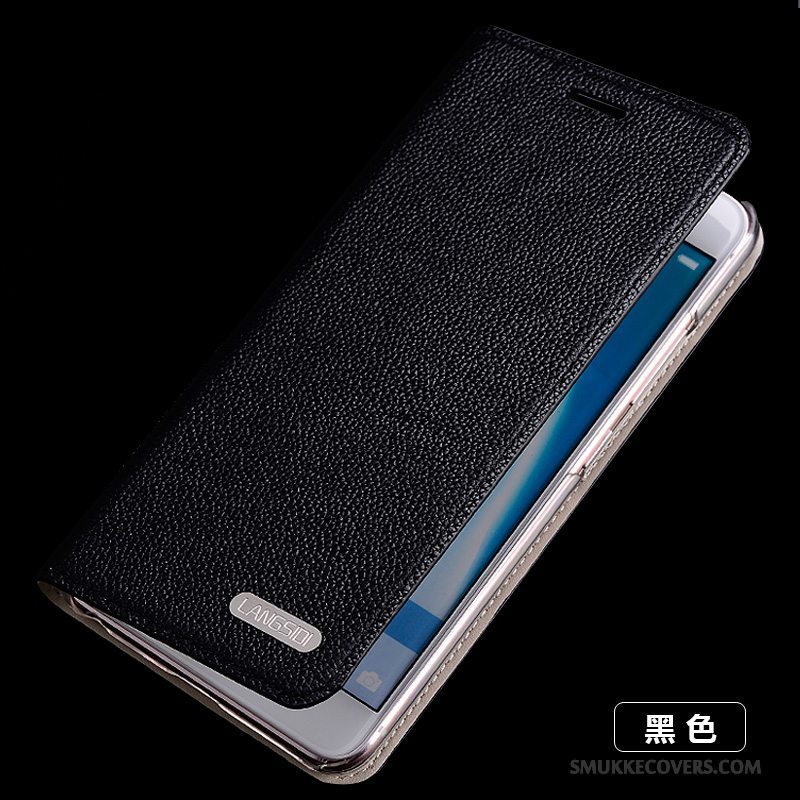 Etui Samsung Galaxy A7 2017 Beskyttelse Lyserød Telefon, Cover Samsung Galaxy A7 2017 Læder Tilpas Anti-fald