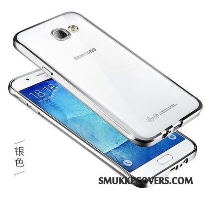 Etui Samsung Galaxy A7 2017 Blød Gennemsigtig Telefon, Cover Samsung Galaxy A7 2017 Beskyttelse Lyserød