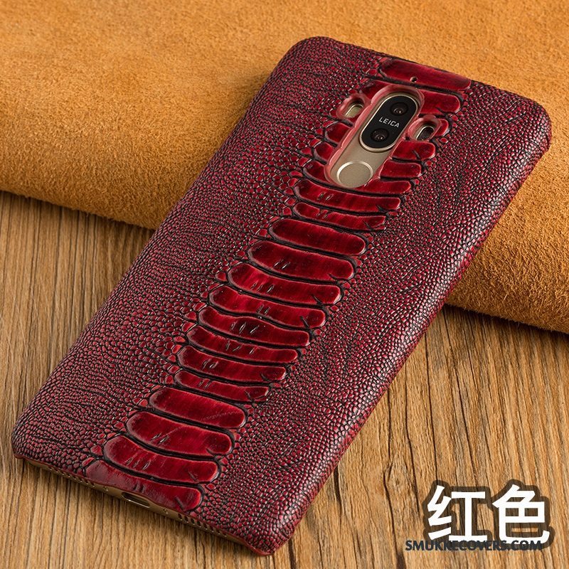 Etui Samsung Galaxy A7 2017 Læder Bagdæksel Rød, Cover Samsung Galaxy A7 2017 Beskyttelse Tilpas Telefon