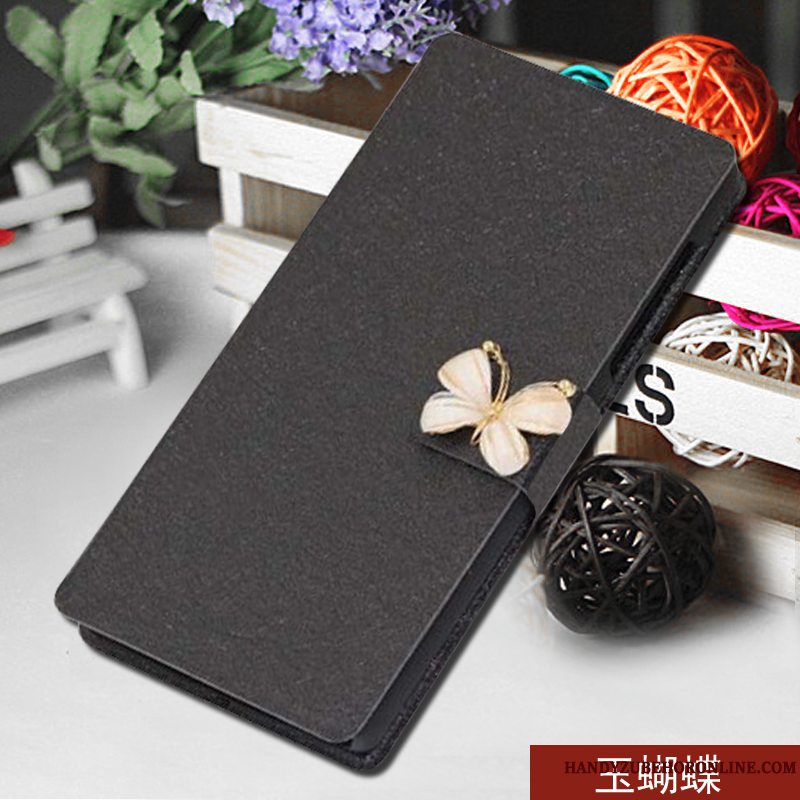 Etui Samsung Galaxy A7 2018 Folio Anti-fald Telefon, Cover Samsung Galaxy A7 2018 Læder Lilla