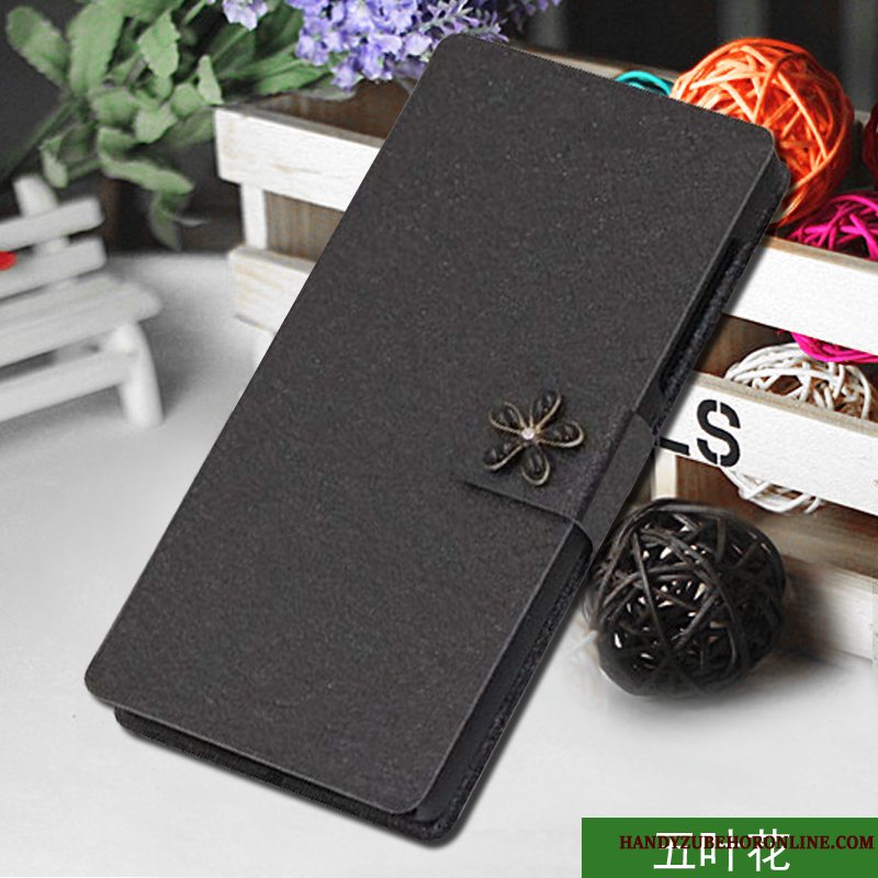 Etui Samsung Galaxy A7 2018 Folio Anti-fald Telefon, Cover Samsung Galaxy A7 2018 Læder Lilla