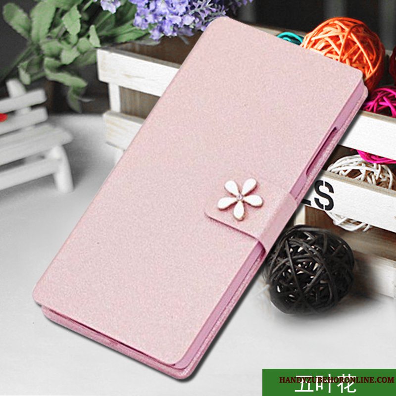 Etui Samsung Galaxy A7 2018 Folio Anti-fald Telefon, Cover Samsung Galaxy A7 2018 Læder Lilla