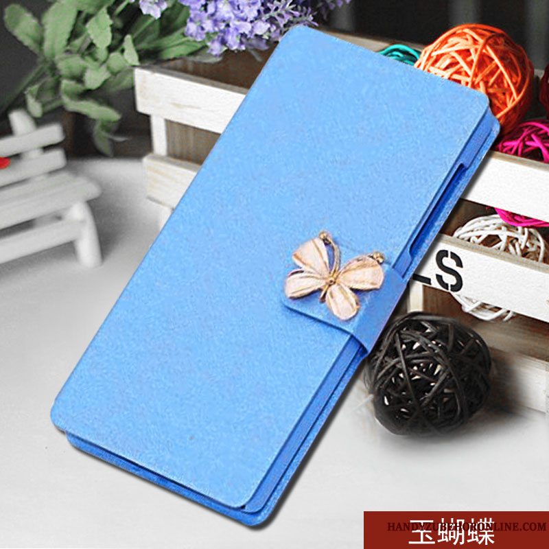 Etui Samsung Galaxy A7 2018 Folio Anti-fald Telefon, Cover Samsung Galaxy A7 2018 Læder Lilla